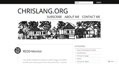 Desktop Screenshot of chrislang.org