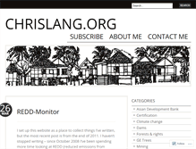 Tablet Screenshot of chrislang.org